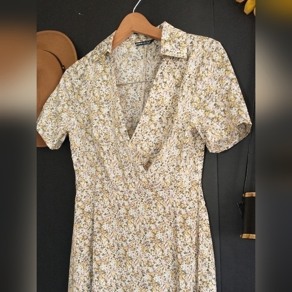 🆕 90s Style Maxi Dress by Shein Eclectic Grampa Dress Fairycore Cottagecore Y2K - Picture 4 of 9